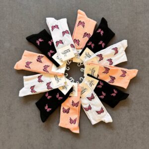 جوراب ساقدار پروانه ای