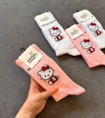 جوراب ساقدار Hello Kitty